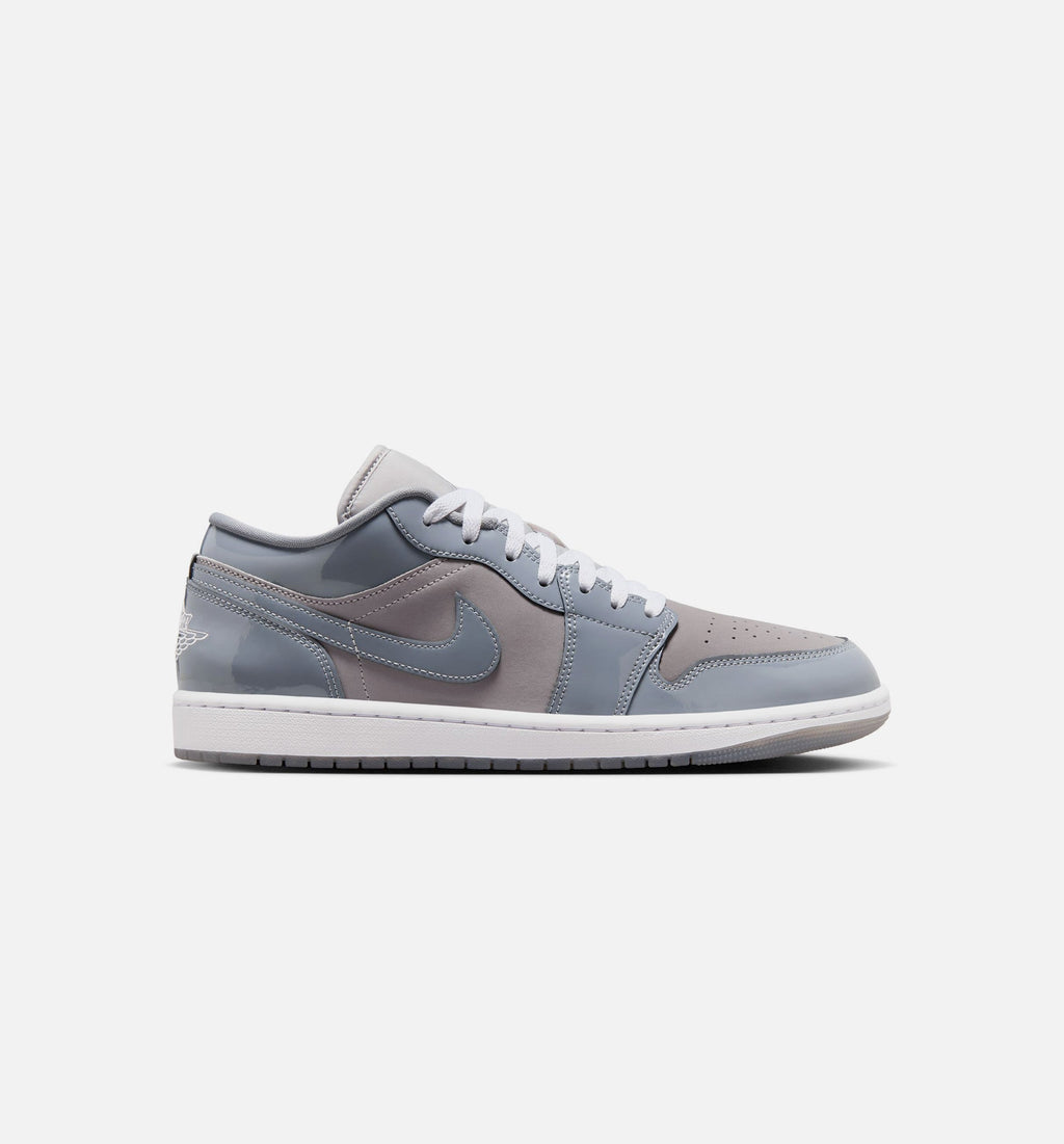 Air Jordan 1 Low 男士休闲运动鞋 - 酷灰/白色