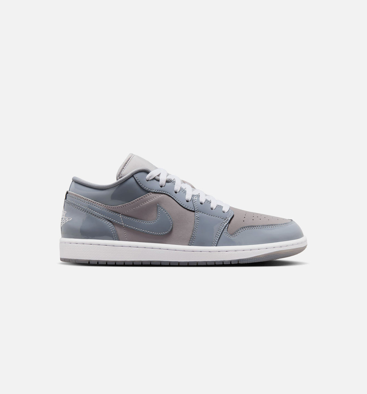 Air Jordan 1 Low 男士休闲运动鞋 - 酷灰/白色