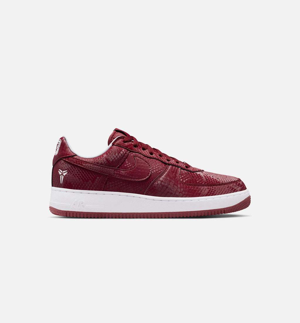 Kobe Air Force 1 Low Merion 男士休闲运动鞋 - 团队红/白色