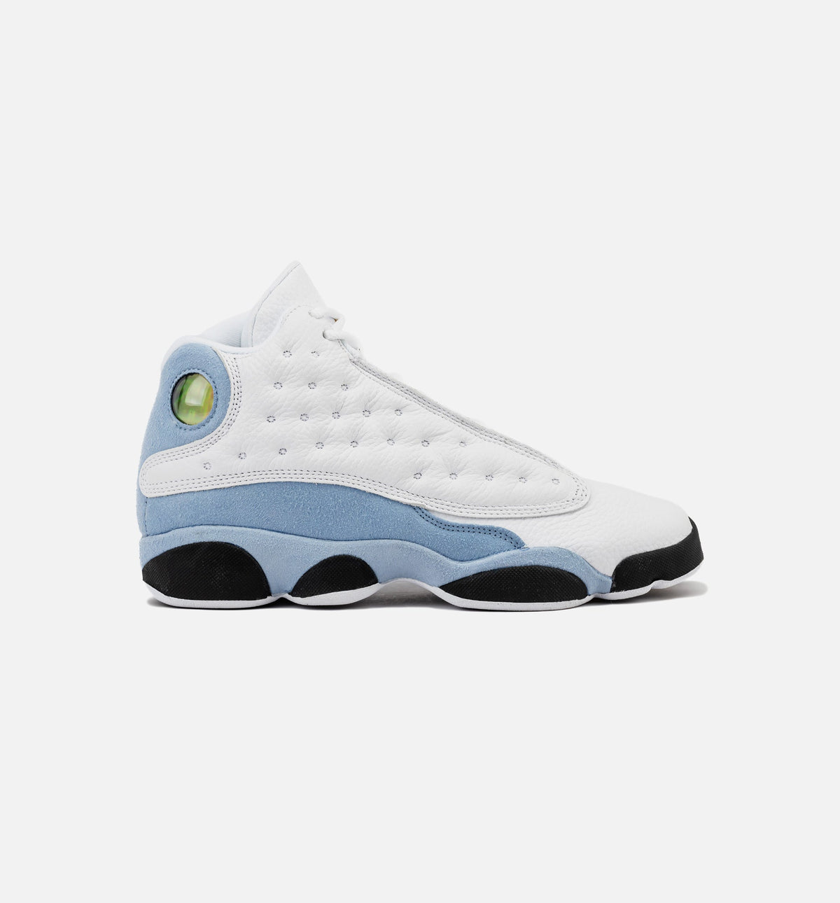 Air Jordan 13 Retro Blue Grey 大童休闲运动鞋 - 白色/蓝灰色/黑色/赭黄色