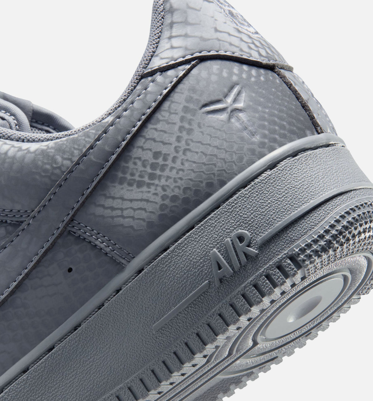 Kobe Air Force 1 Low Cool Grey 男士休闲运动鞋 - 冷灰色/狼灰色