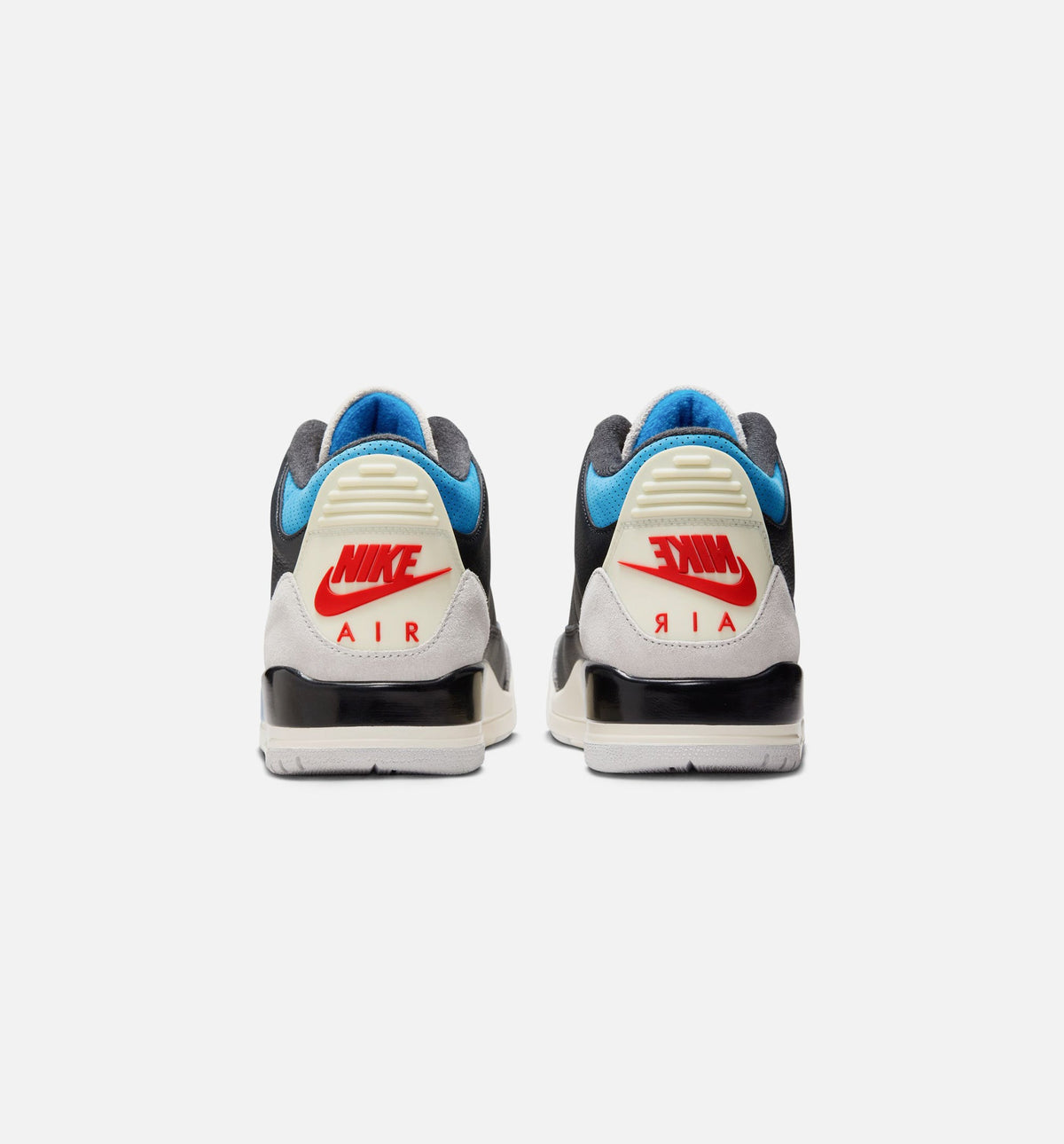 Air Jordan 3 Retro OG Rare Air 男士休闲运动鞋 - 黑/智利红/中性灰