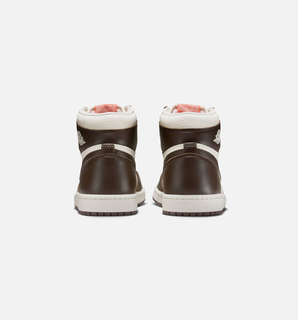 Air Jordan 1 Retro High OG 女子休闲运动鞋 - 巴洛克棕/浅茜草根红/帆白