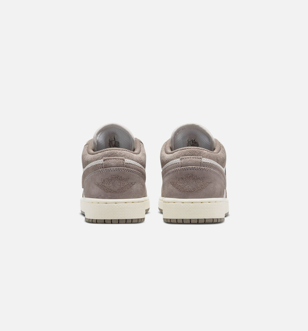 Air Jordan 1 Low 大童休闲运动鞋 - 橄榄灰/谜石色/峰顶白