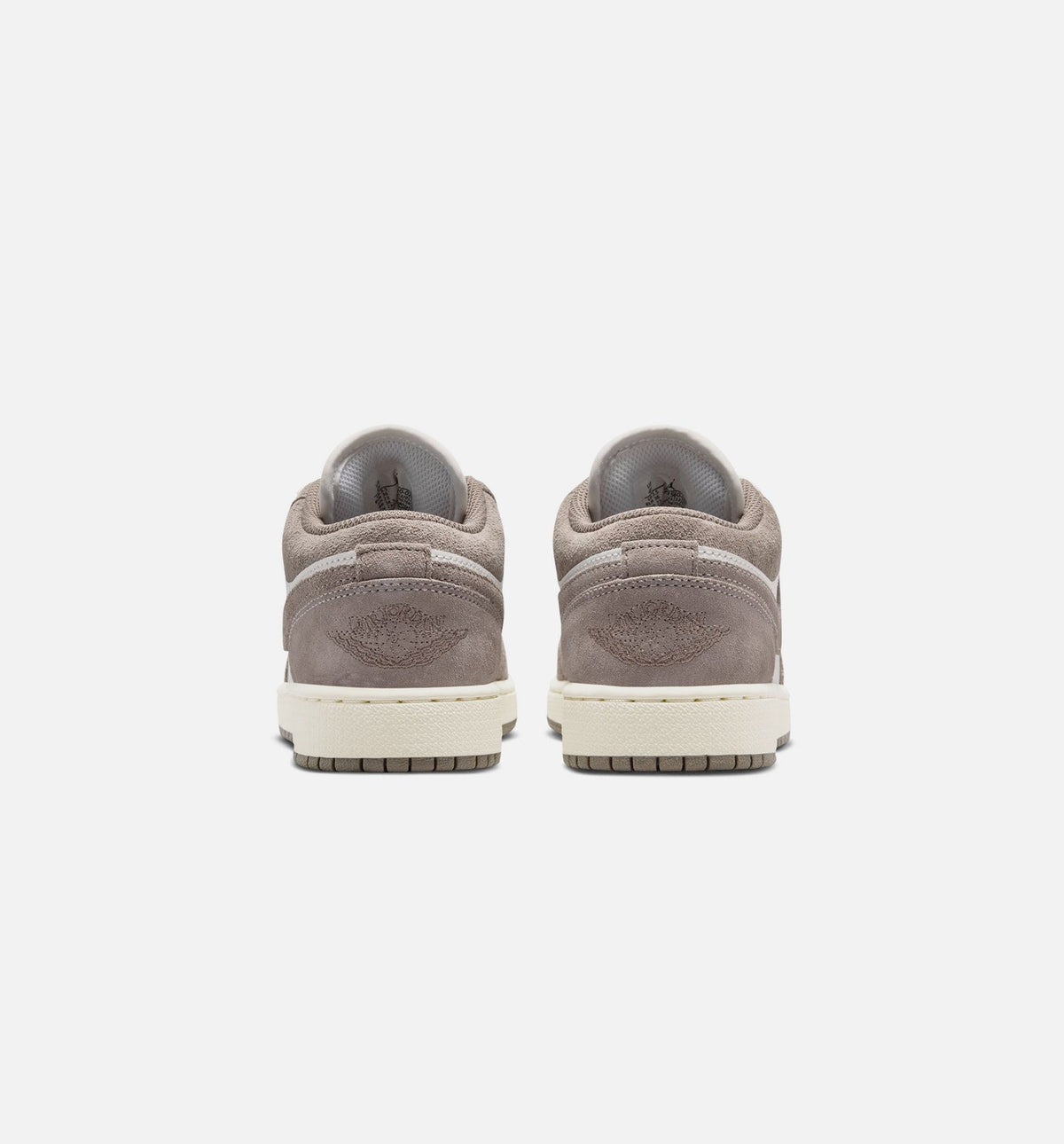Air Jordan 1 Low 大童休闲运动鞋 - 橄榄灰/谜石色/峰顶白