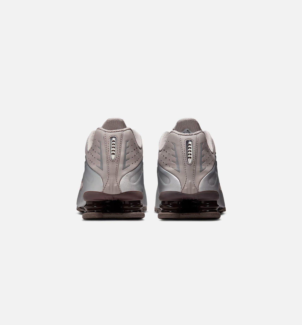 Shox R4 男士休闲运动鞋 - 洞穴石色/学院灰/巴洛克棕