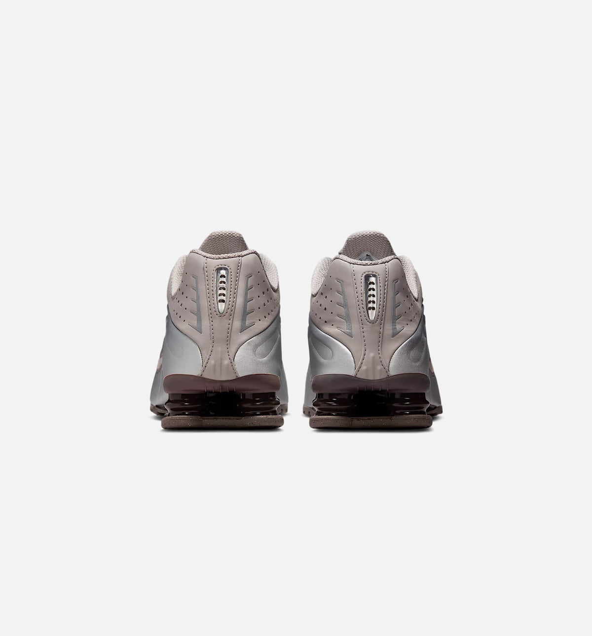 Shox R4 男士休闲运动鞋 - 洞穴石色/学院灰/巴洛克棕