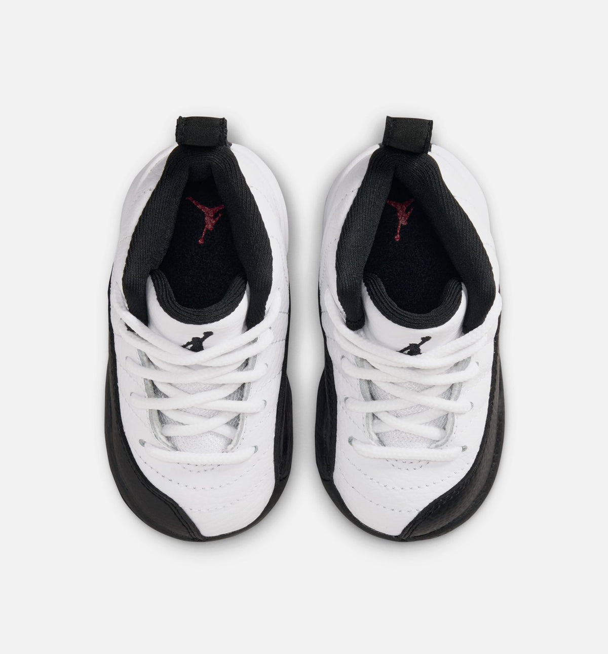 Air Jordan 12 Retro Taxi 婴幼童休闲运动鞋 - 白色/黑色/出租车黄