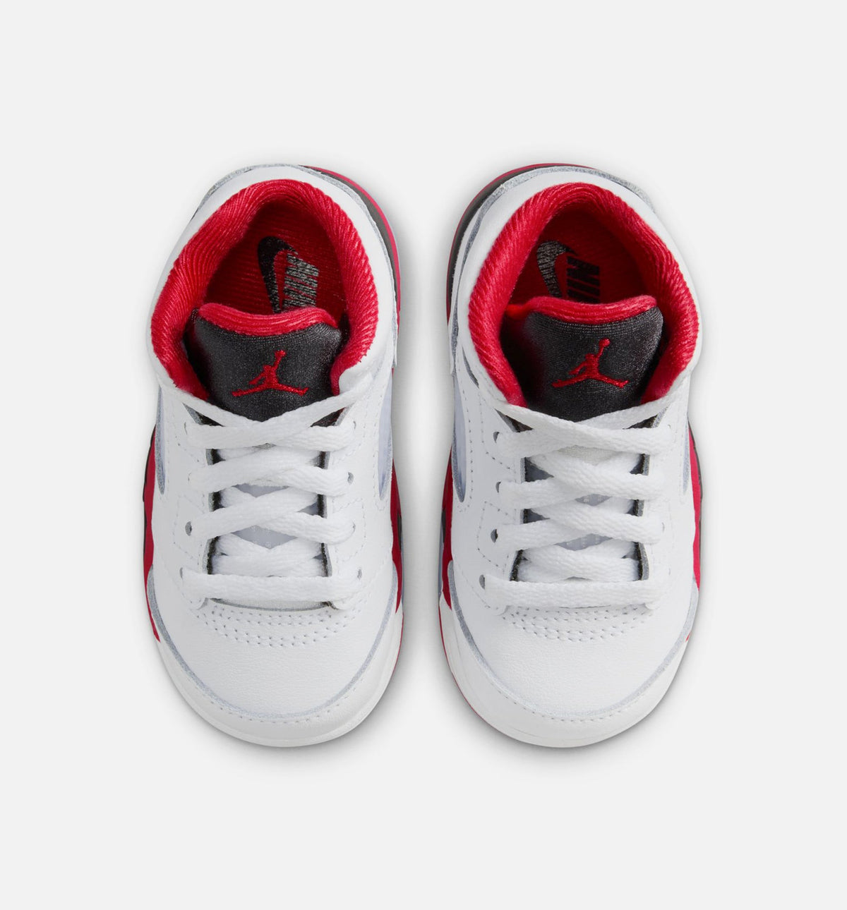 Air Jordan 5 Retro Fire Red 婴幼童休闲运动鞋 - 火焰红/白色