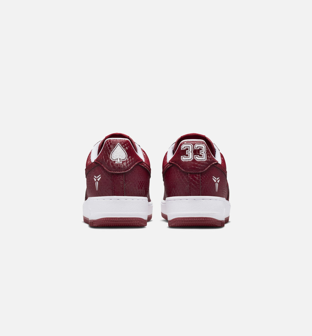 Kobe Air Force 1 Low Merion 男士休闲运动鞋 - 团队红/白色