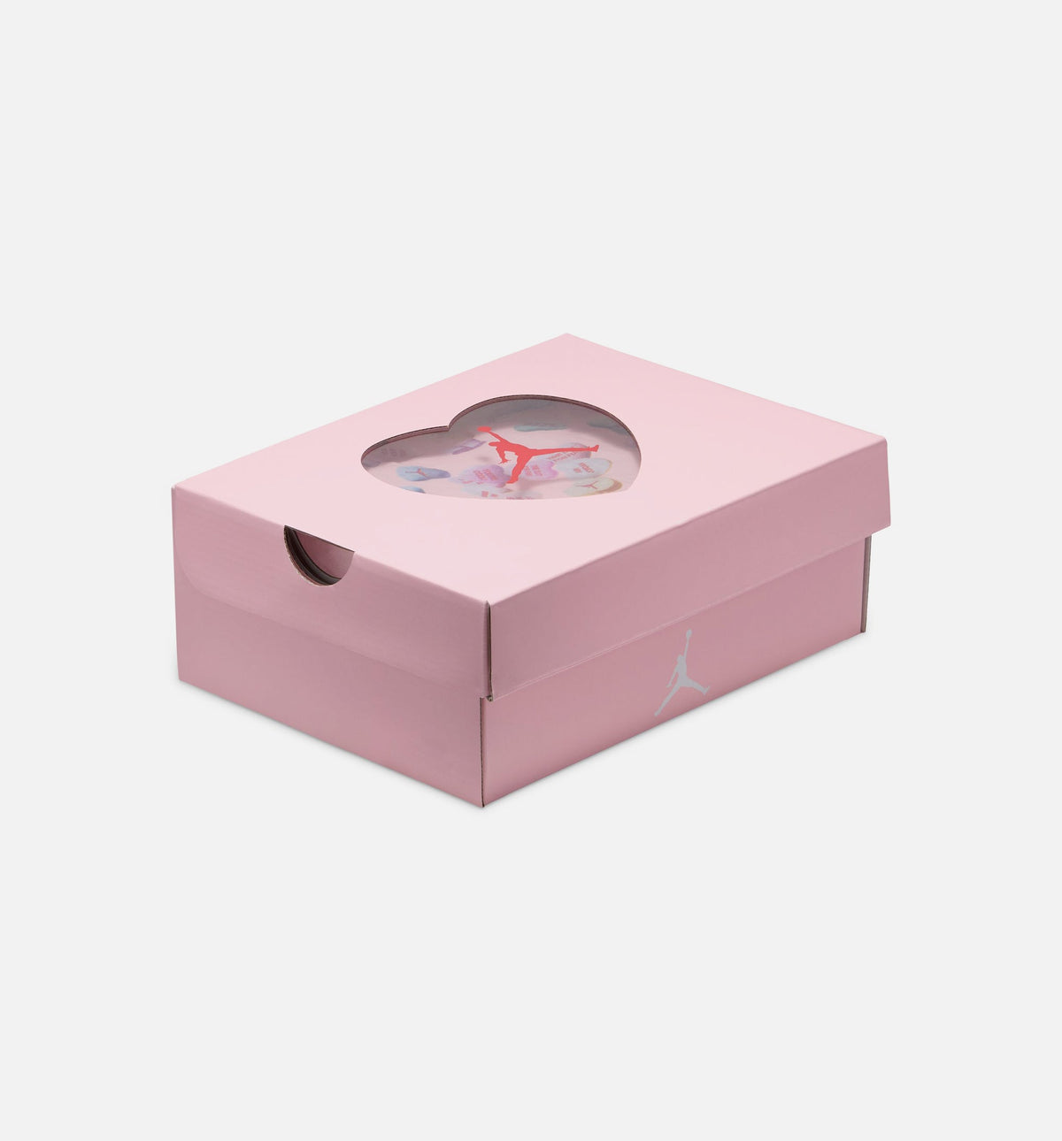 Air Jordan 4 Retro Medium Soft Pink 学龄前儿童休闲运动鞋 - 白色/柔粉/浅蓝