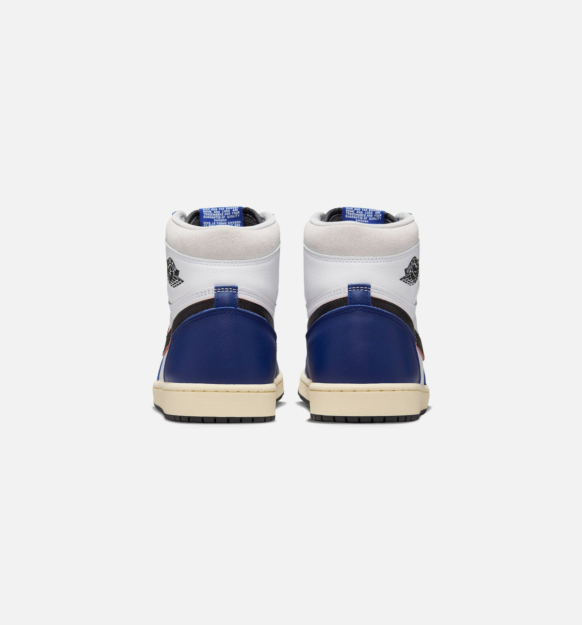 Air Jordan 1 Retro High OG Rare Air 男士休闲运动鞋 - 白/黑/中性灰/深皇家蓝