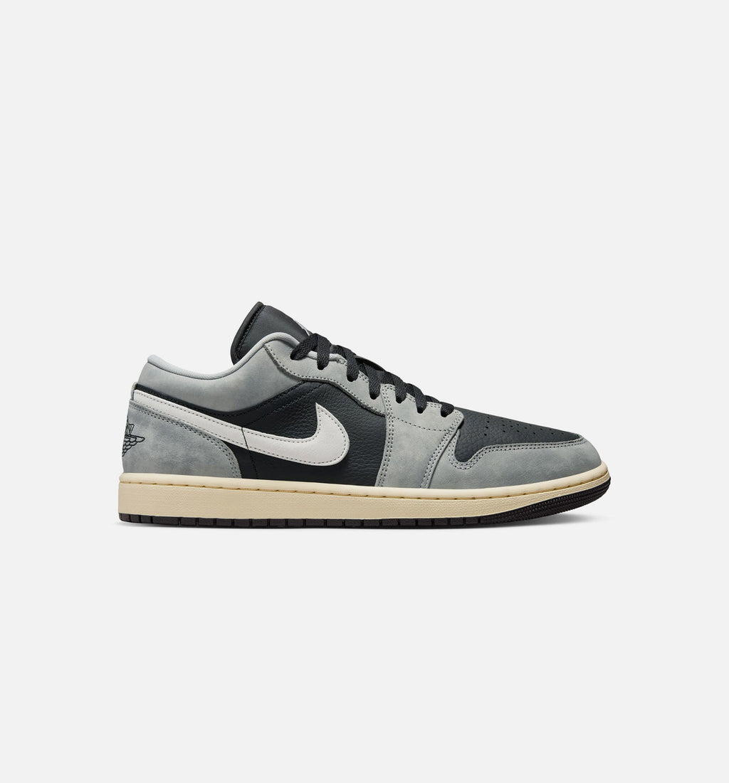 Air Jordan 1 Low SE 男士休闲运动鞋 - 浅烟灰/白/暗黑