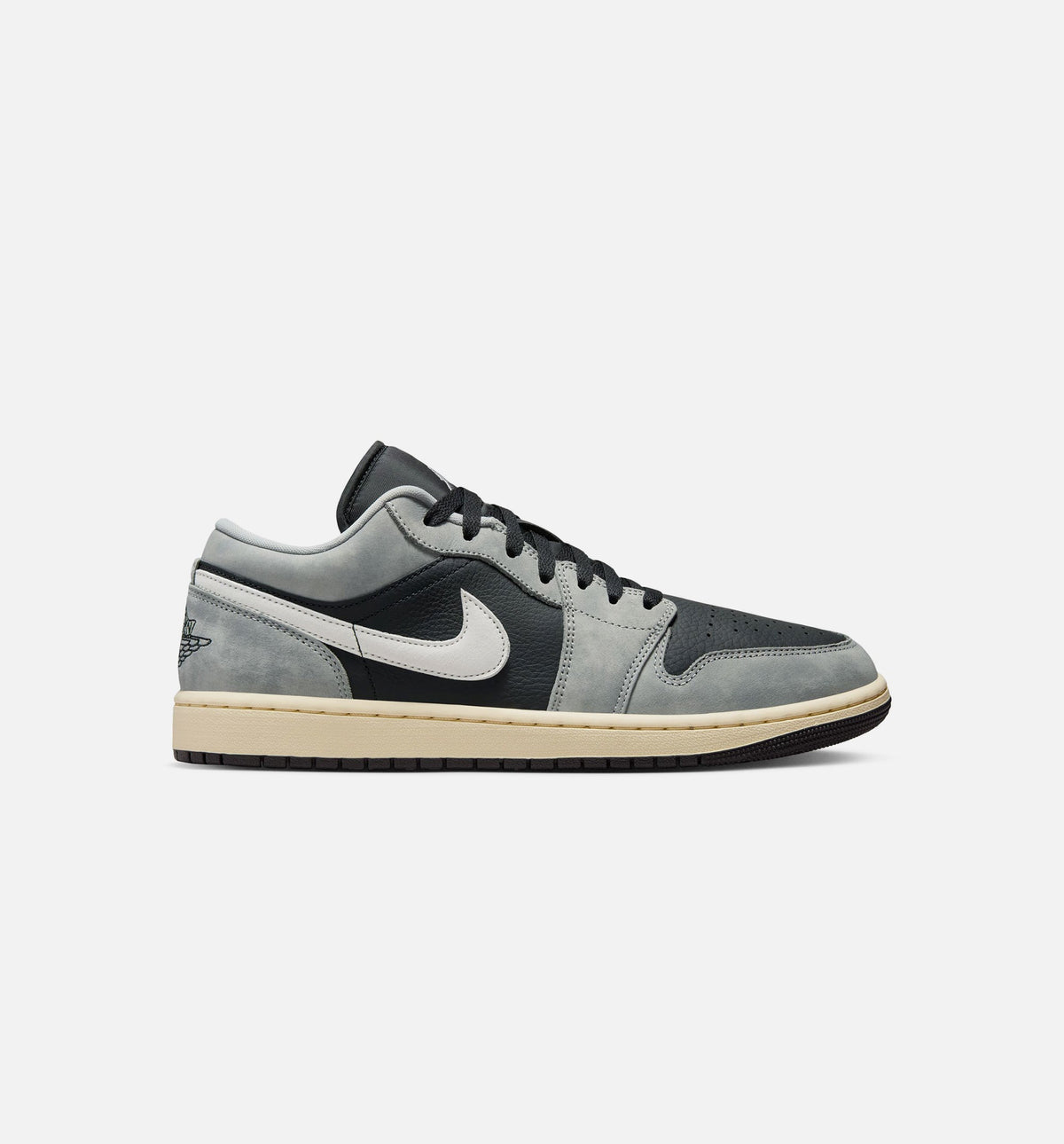 Air Jordan 1 Low SE 男士休闲运动鞋 - 浅烟灰/白/暗黑