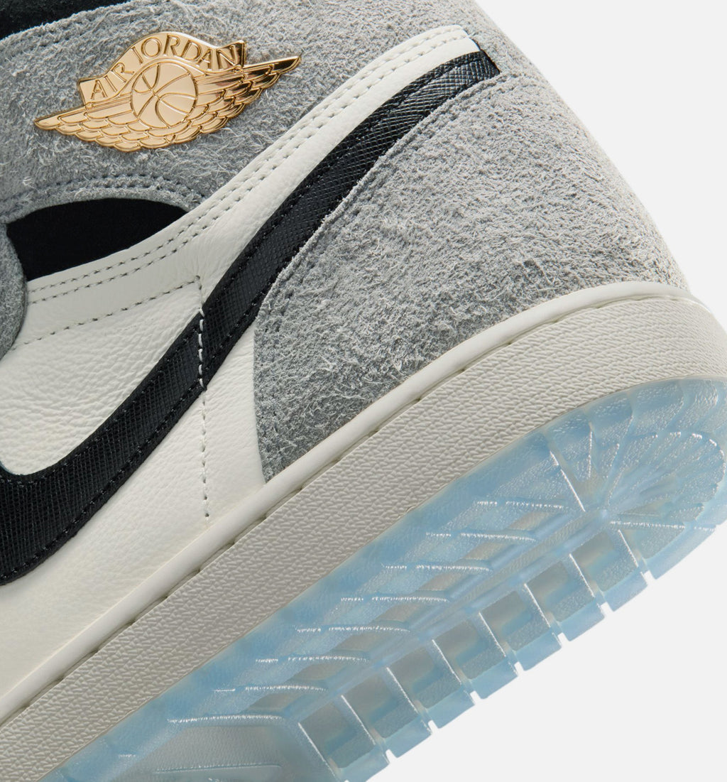 Air Jordan 1 Retro High OG 男士休闲运动鞋 - 酷灰/黑/帆白/皇家蓝