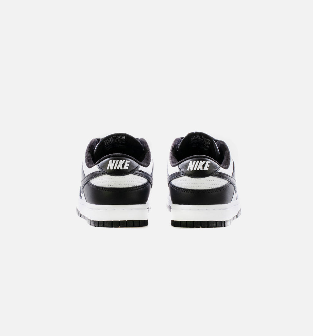 Dunk Low 男士休闲运动鞋 - 黑色/白色