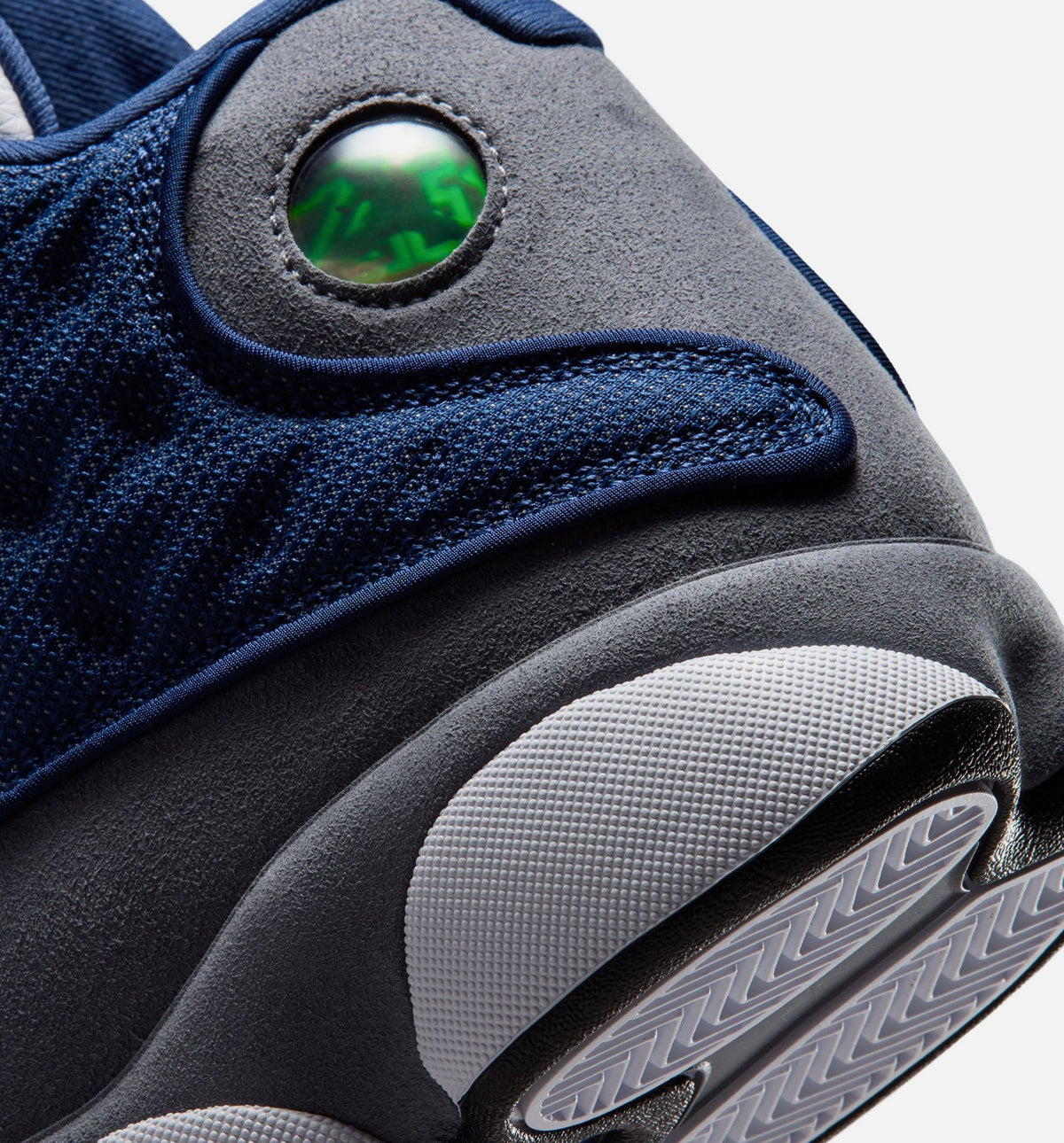 Air Jordan 13 Retro Navy And Flint Grey 男士休闲运动鞋 - 海军蓝/大学蓝/燧石灰/白色
