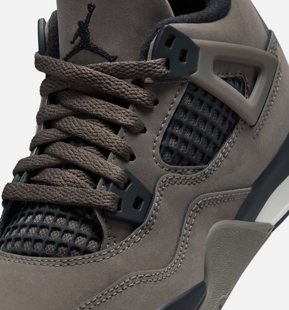 Air Jordan 4 Retro 小童休闲鞋 - 洞穴石灰/黑/月尘色