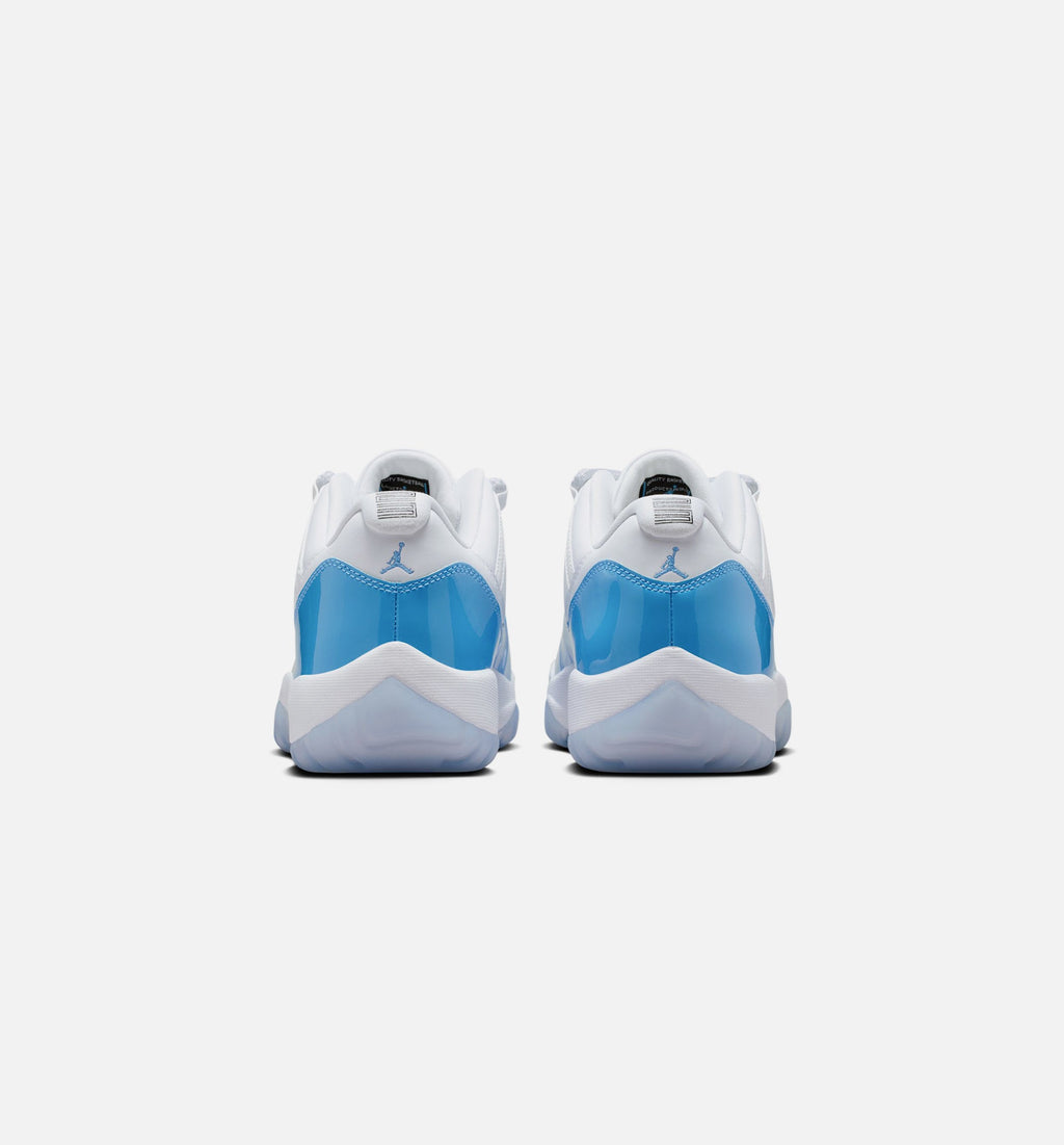 Air Jordan 11 Retro Low University Blue 男士休闲运动鞋 - 白色/大学蓝/黑色