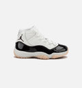 Air Jordan 11 Retro Neapolitan 女士休闲运动鞋 - 帆白色/天鹅绒棕/氛围色