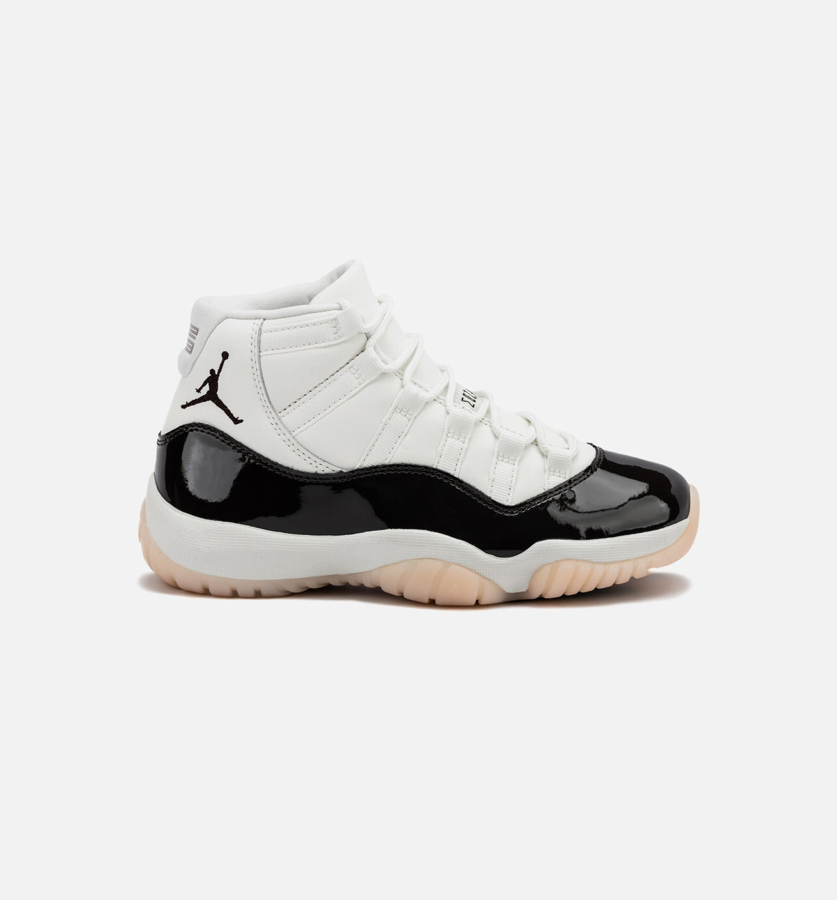 Air Jordan 11 Retro Neapolitan 女士休闲运动鞋 - 帆白色/天鹅绒棕/氛围色