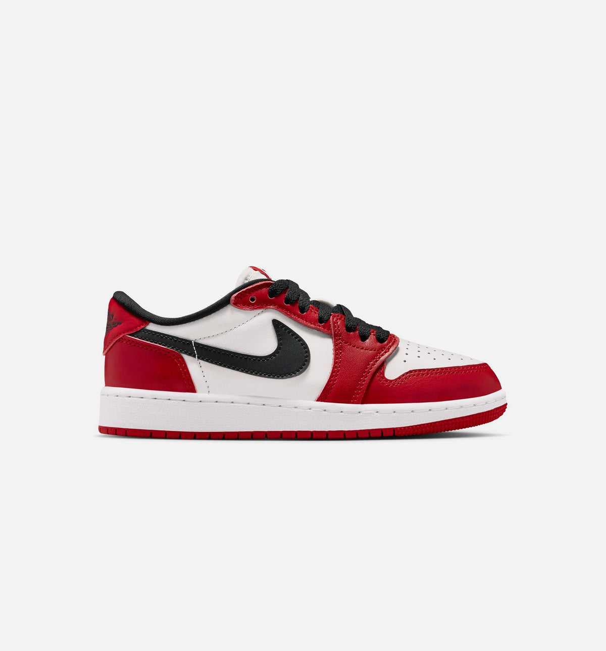 Air Jordan 1 Retro Low OG Chicago 大童休闲运动鞋 - 校队红/黑/峰顶白