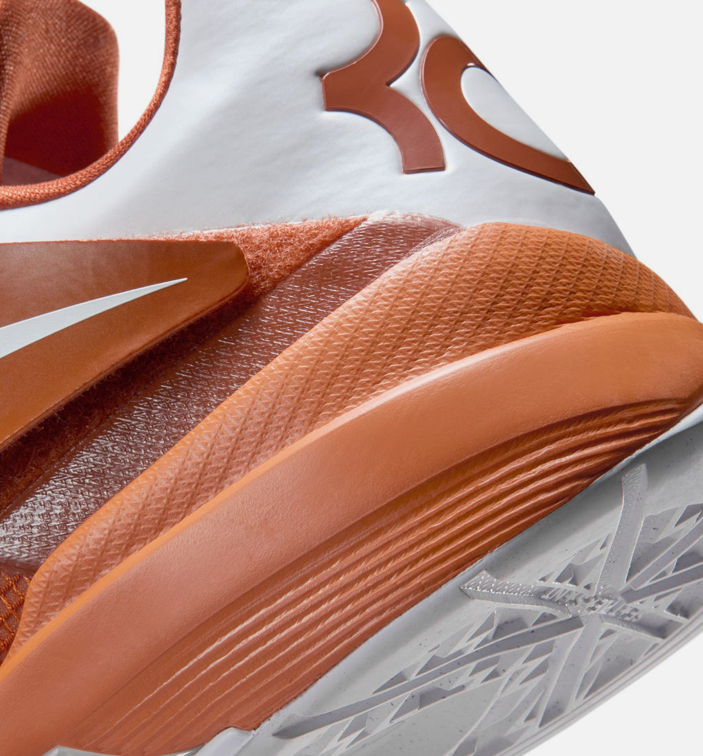 Zoom KD 4 Texas Longhorns 男士休闲运动鞋 - 沙漠橙/白色