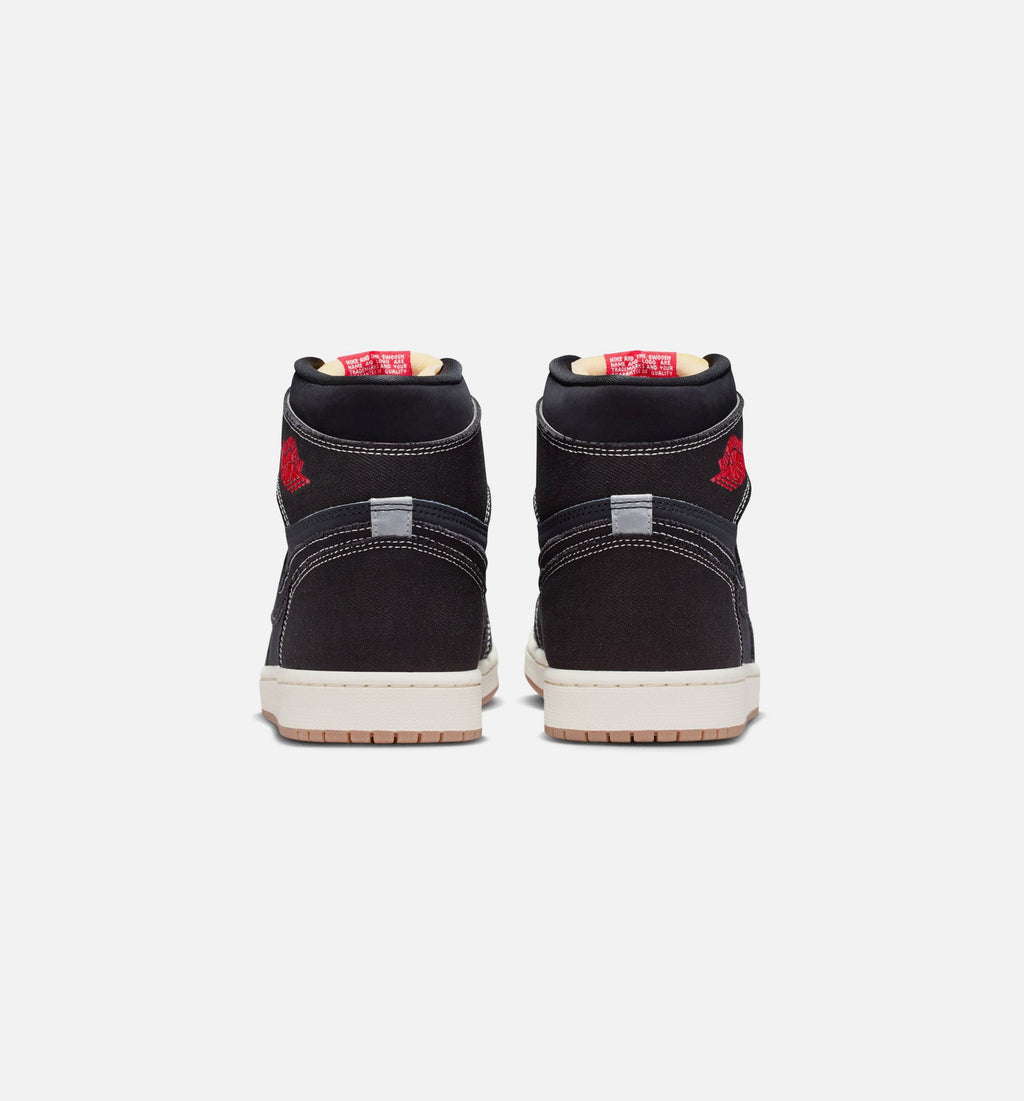 Air Jordan 1 Retro High OG Flight Club 男士休闲运动鞋 - 黑/大学红/帆白/生胶底