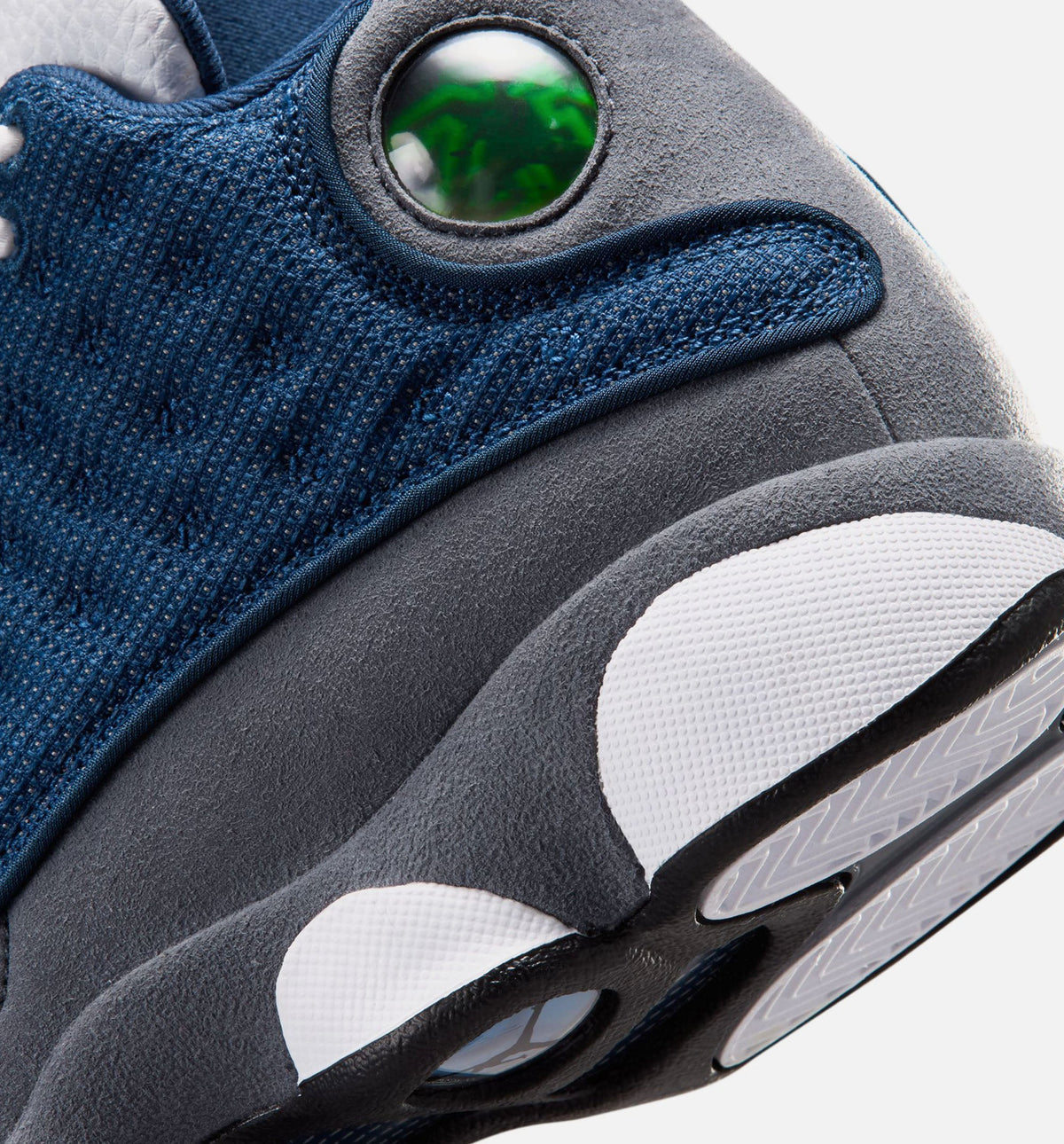 Air Jordan 13 Retro Navy And Flint Grey 大童休闲运动鞋 - 海军蓝/大学蓝/燧石灰/白色
