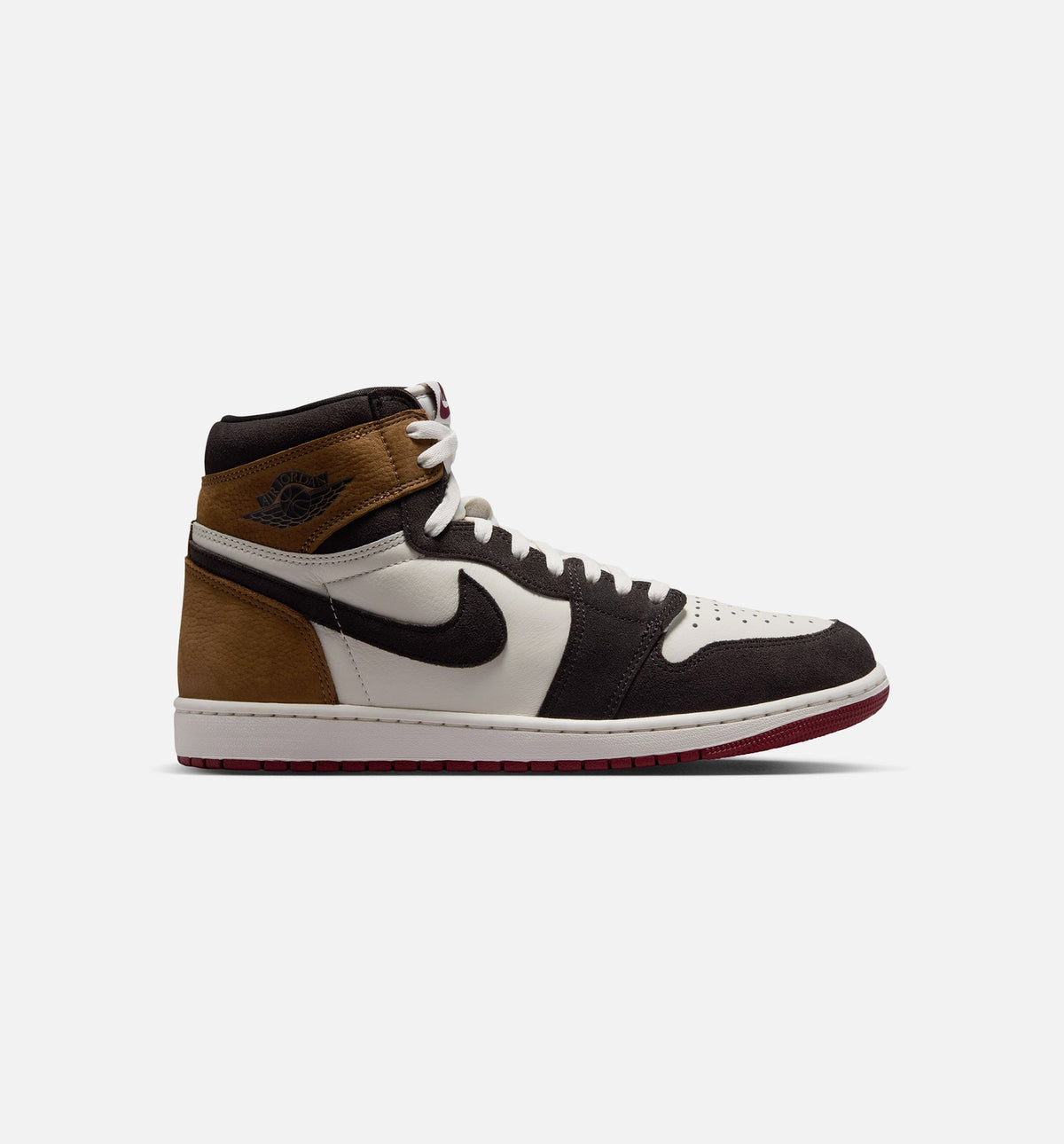 Air Jordan 1 Retro High OG Love Letter 男士休闲运动鞋 - 暗影棕/队红/浅英伦棕