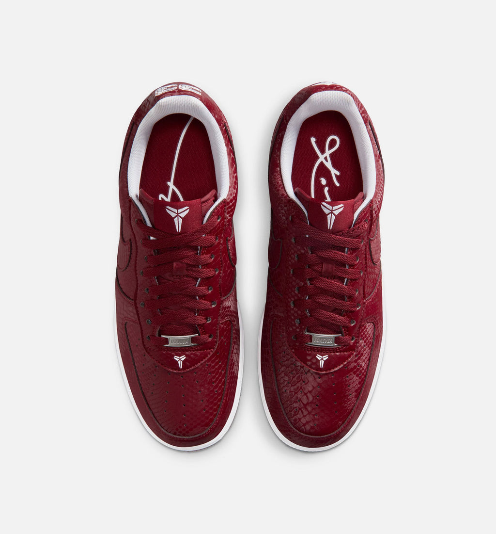 Kobe Air Force 1 Low Merion 男士休闲运动鞋 - 团队红/白色