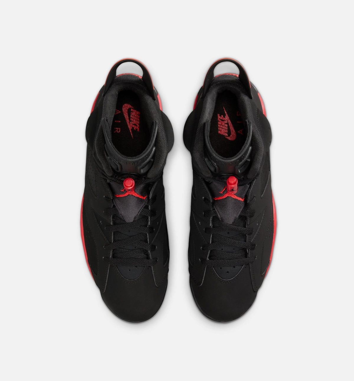 Air Jordan 6 Retro Infrared Salesman 男士休闲运动鞋 - 黑色/浅猩红色