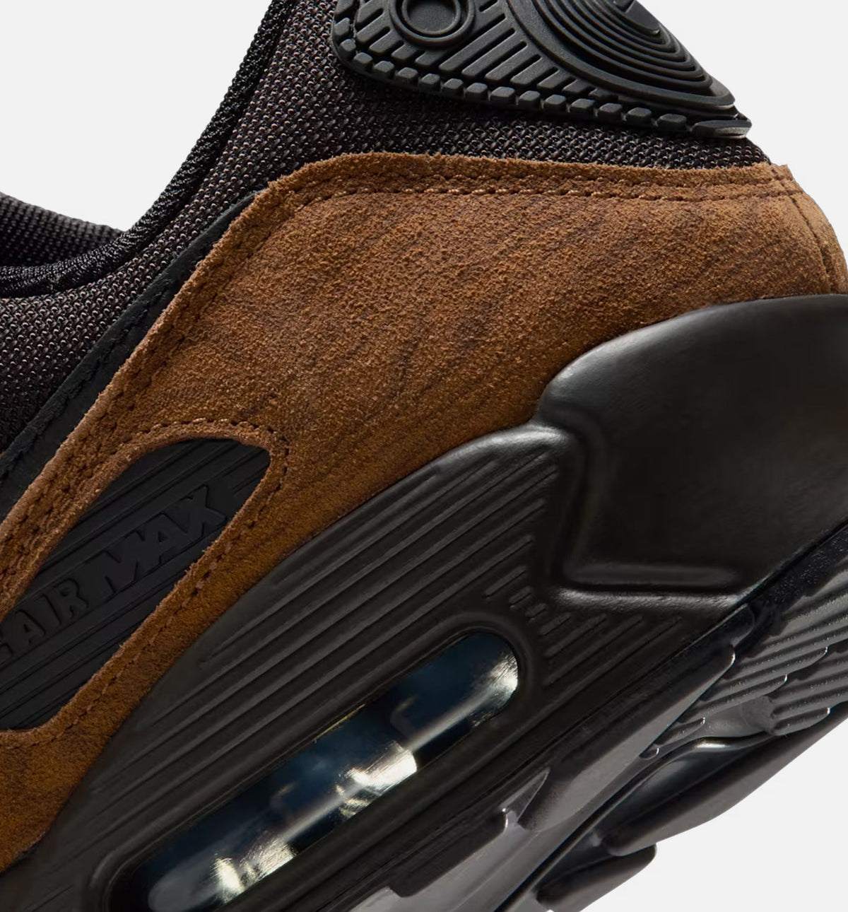 Air Max 90 Premium 男士休闲运动鞋 - 浅英伦棕/天鹅绒棕/黑色