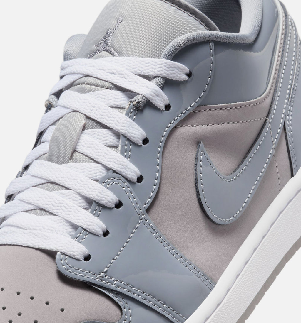 Air Jordan 1 Low 男士休闲运动鞋 - 酷灰/白色