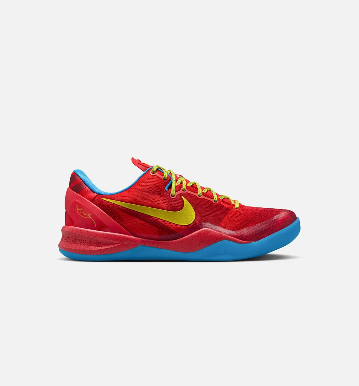 Kobe VIII Protro Year Of The Horse 男士休闲运动鞋 - 浅绯红/亮蓝色/亮香橼黄