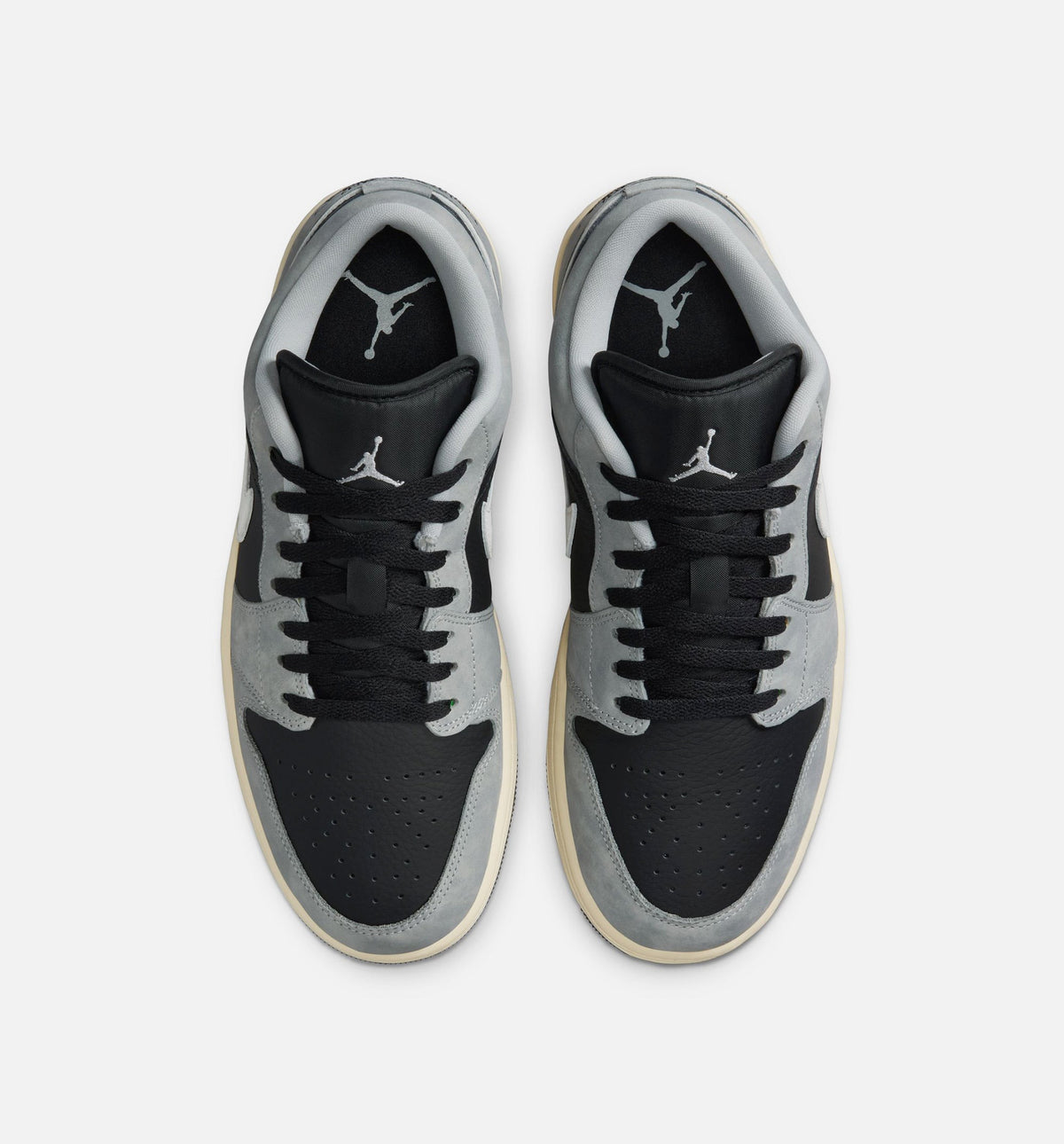 Air Jordan 1 Low SE 男士休闲运动鞋 - 浅烟灰/白/暗黑
