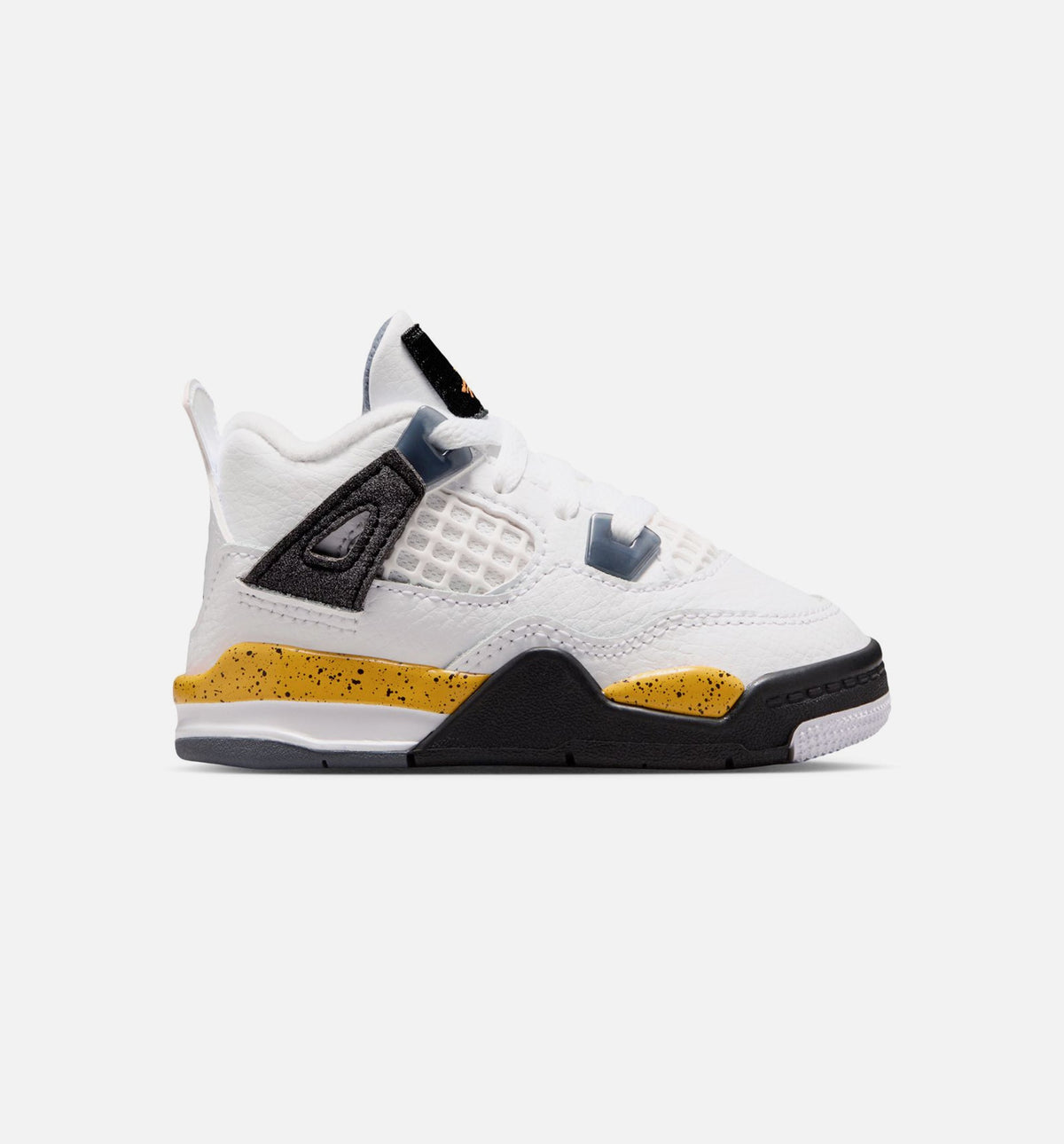 Air Jordan 4 Retro Rare Air Tour Yellow 婴幼童休闲运动鞋 - 白色/深蓝灰/黑色/巡游黄