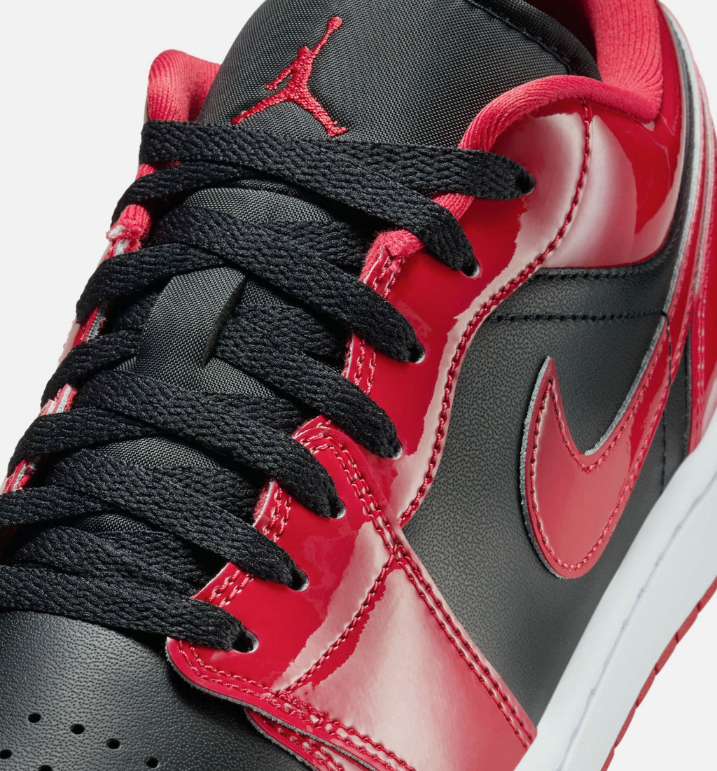 Air Jordan 1 Low SE 男士休闲运动鞋 - 黑/校队红/白