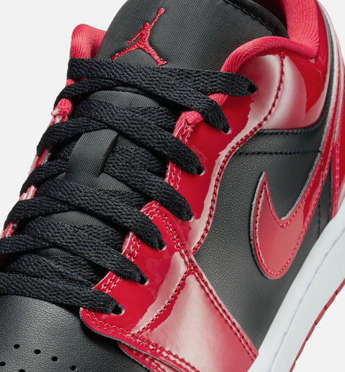 Air Jordan 1 Low SE 男士休闲运动鞋 - 黑/校队红/白