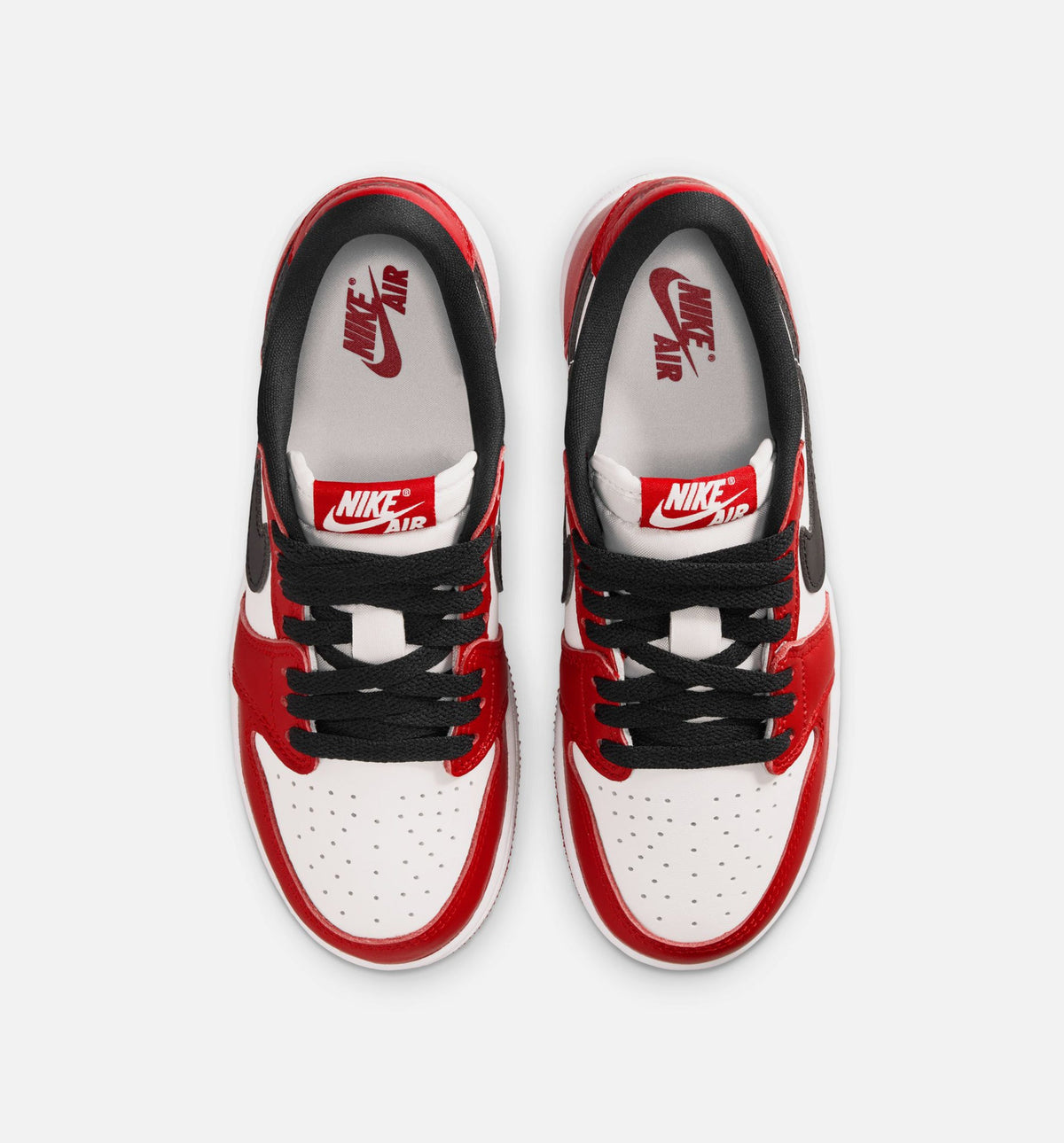 Air Jordan 1 Retro Low OG Chicago 大童休闲运动鞋 - 校队红/黑/峰顶白