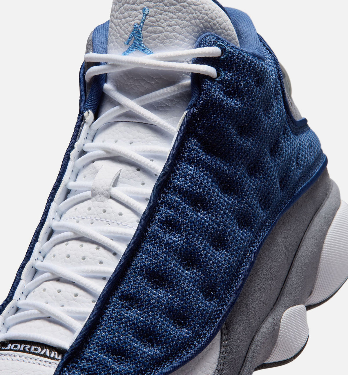 Air Jordan 13 Retro Navy And Flint Grey 男士休闲运动鞋 - 海军蓝/大学蓝/燧石灰/白色