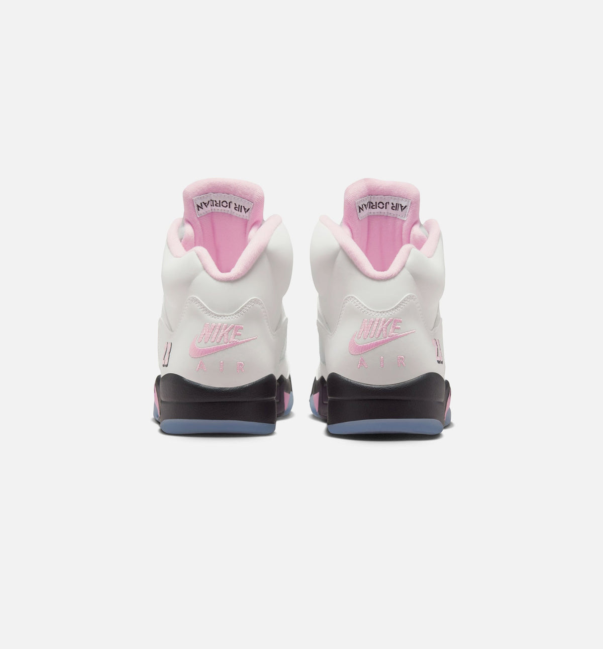 Air Jordan 5 Retro Medium Soft Pink 男士休闲运动鞋 - 白色/柔粉色/黑色