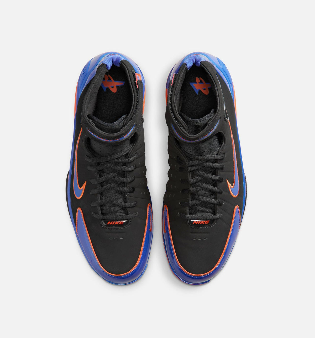 Air Zoom Huarache 2K4 Penny Hardaway 男士篮球鞋 - 黑色/校队蓝/安全橙
