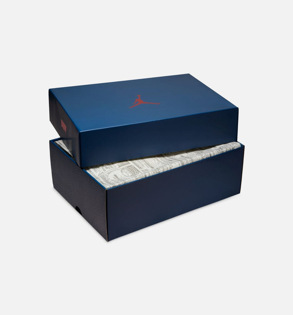 Air Jordan 3 x Levi's Black and White 男士休闲运动鞋 - 丹宁色/黑色/健身红