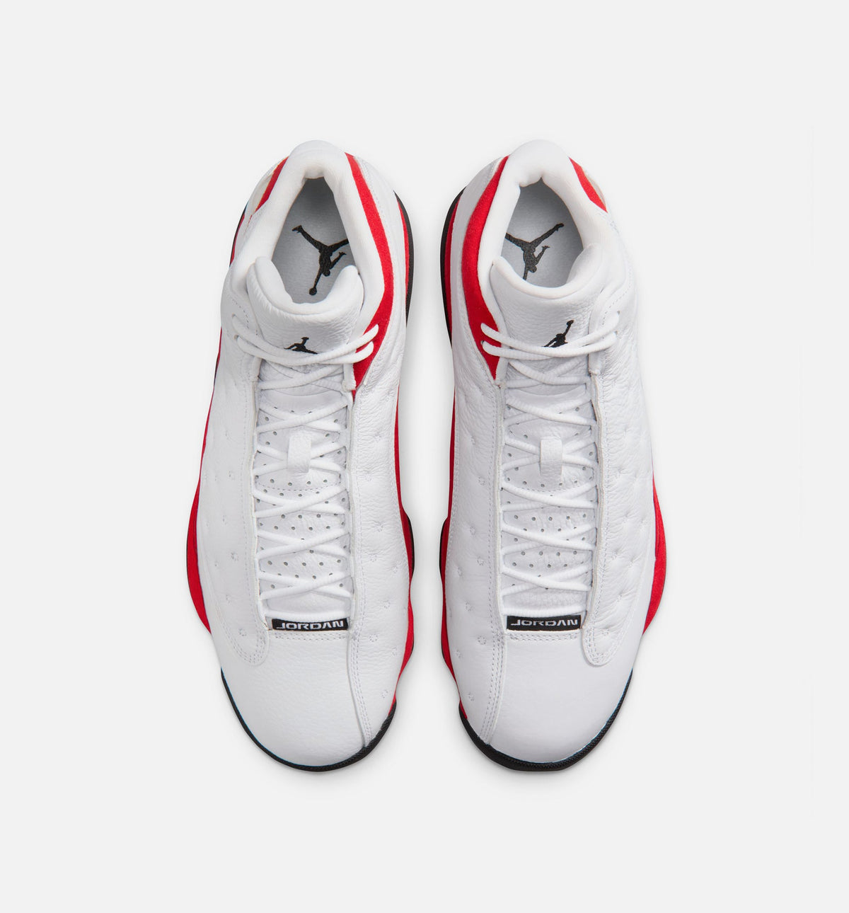 Air Jordan 13 Retro White And University Red 男士休闲运动鞋 - 白色/黑色/正红色