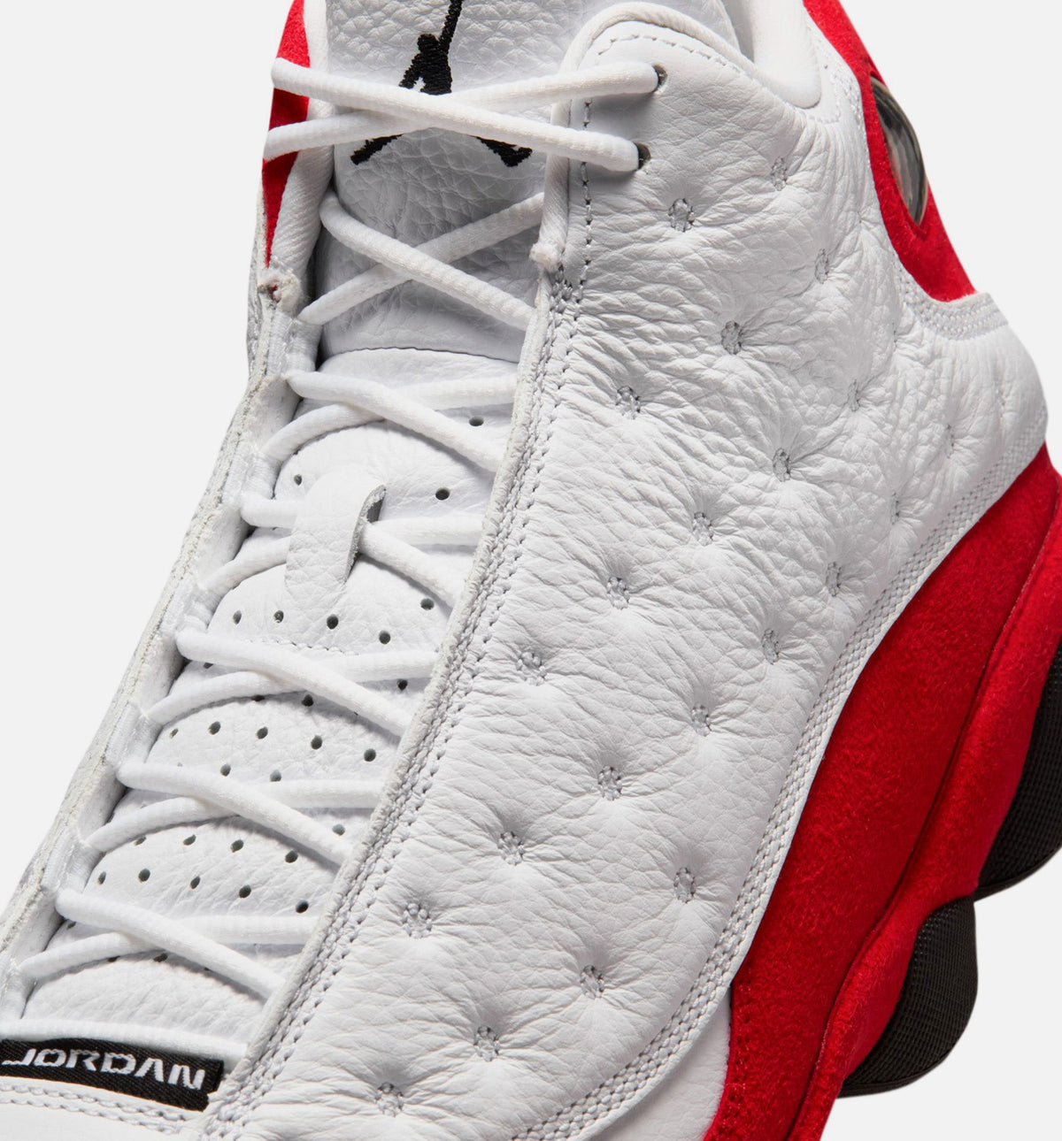 Air Jordan 13 Retro White And University Red 男士休闲运动鞋 - 白色/黑色/正红色