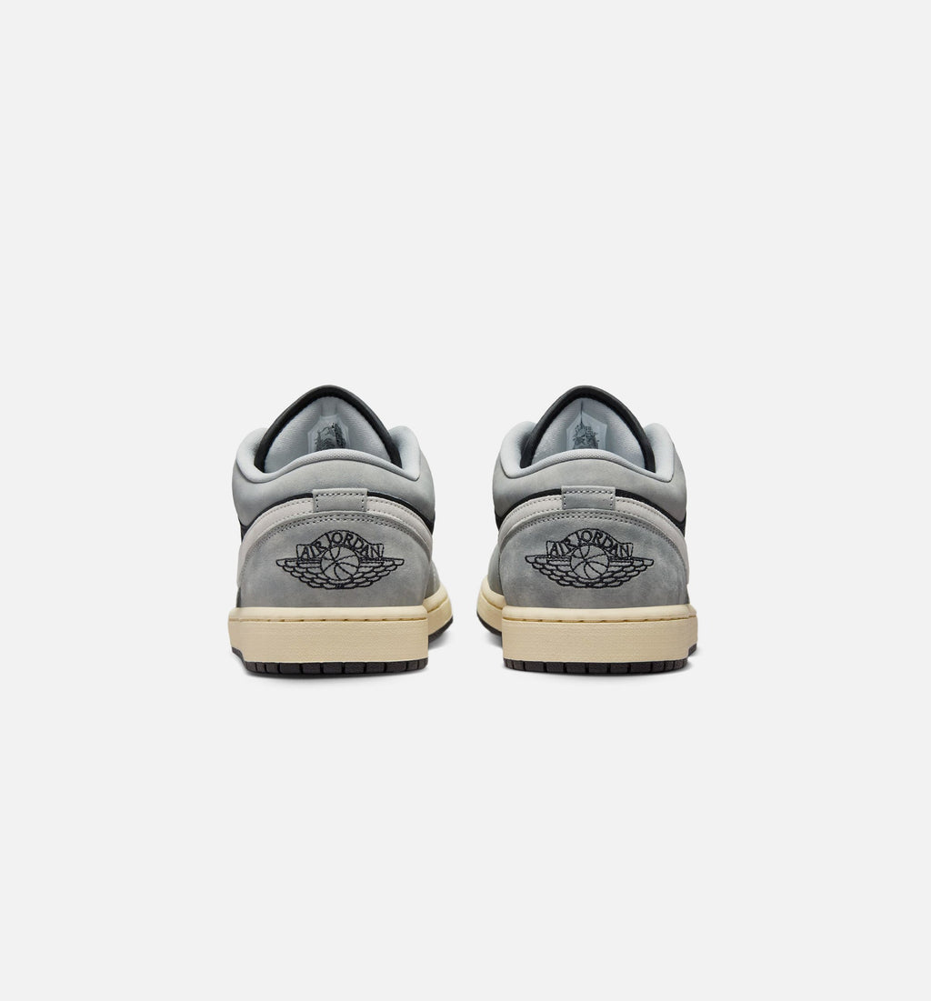 Air Jordan 1 Low SE 男士休闲运动鞋 - 浅烟灰/白/暗黑