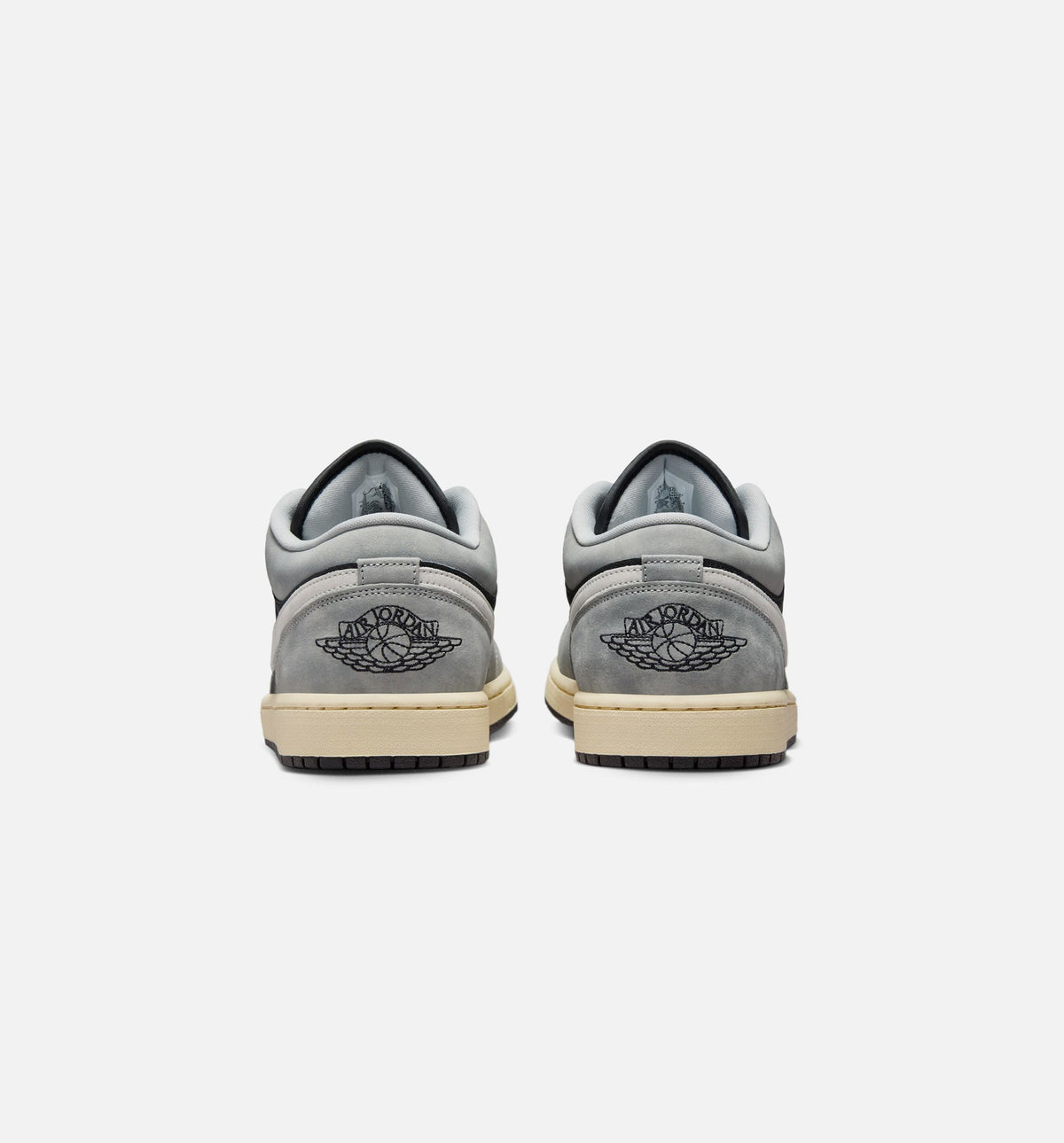 Air Jordan 1 Low SE 男士休闲运动鞋 - 浅烟灰/白/暗黑