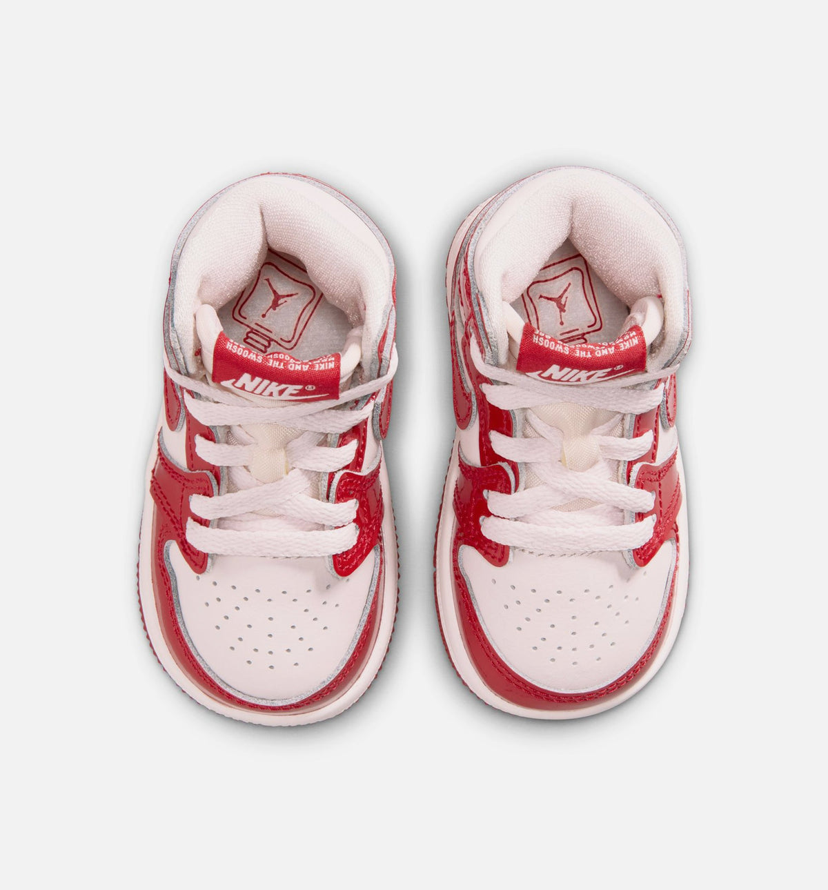 Air Jordan 1 Retro High OG 婴幼童休闲鞋 - 大学红/金属银
